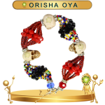 PULSERA ORISHA OYA DE 10 HILOS CON CAMINO DE MUERTO EN ZENSARA