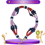 PULSERA ORISHA SAN LÁZARO DE 6 HILOS EN ZENSARA