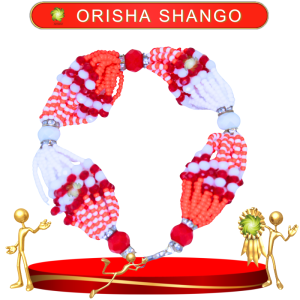 PULSERA ORISHA SHANGO DE 18 HILOS EN ZENSARA