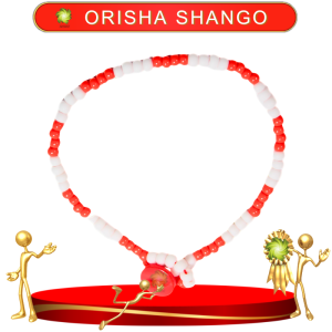 PULSERA ORISHA SHANGO DE BOTÓN EN ZENSARA