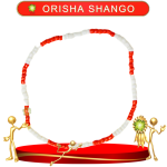 PULSERA ORISHA SHANGO DE RESORTE EN ZENSARA