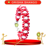PULSERA ORISHA SHANGO DE TAPETE EN ZENSARA