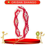 PULSERA EXCLUSIVA ORISHA SHANGO PANZA DE VÍBORA EN ZENSARA