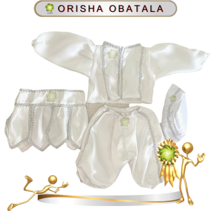 ROPA MUÑECO GATEADOR ORISHA OBATALA EN ZENSARA
