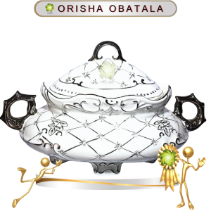 SOPERA DIAMANTE ORISHA OBATALA DE PORCELANA IMPORTADA EN ZENSARA