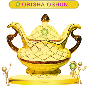 SOPERA ORISHA OSHUN OREJONA IMPORTADA EN ZENSARA