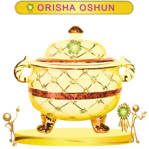 SOPERA ORISHA OSHUN DORADA IMPORTADO EN ZENSARA