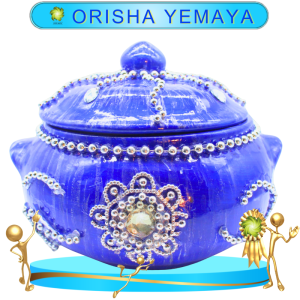 SOPERA ORISHA YEMAYA DECORADA EN ZENSARA