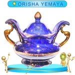 SOPERA ORISHA YEMAYA OREJONA DE PORCELANA IMPORTADA EN ZENSARA