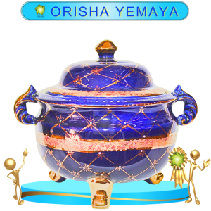 SOPERA ORISHA YEMAYA DORADO EN ZENSARA