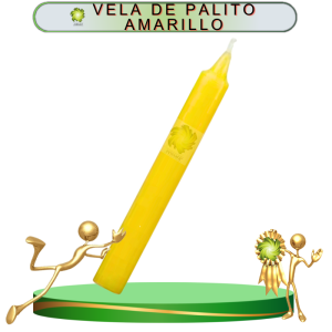 VELA DE PALITO AMARILLO DE 20 PIEZAS EN ZENSARA