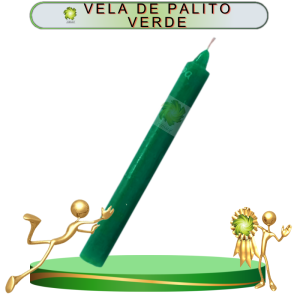VELA DE PALITO VERDE DE 20 PIEZAS EN ZENSARA