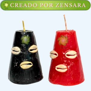 VELA ORISHA ELEGGUA DISEÑADO EN ZENSARA